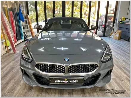 bmw신형z4전체랩핑 z4 m40i 에이버리 유광다크그레이전체랩핑 시공 [ 안산랩핑 ] 입니다. / 안산 상록구