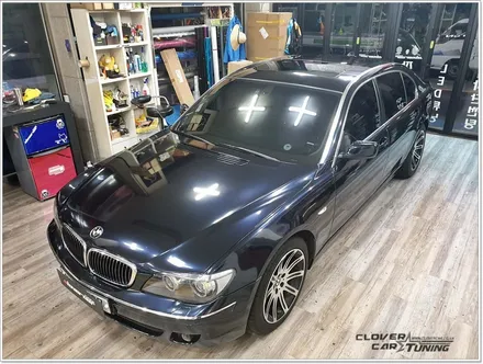 BMW 740li전체랩핑 3m1080 유광 미드나잇블루 전체랩핑 시공 [ 안산랩핑 ] 입니다. / 안산 상록구
