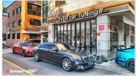 벤츠S63amg전체랩핑 3m 사틴블랙전체랩핑 및 크롬죽이기 시공 [ 안산랩핑 ] / 안산 상록구