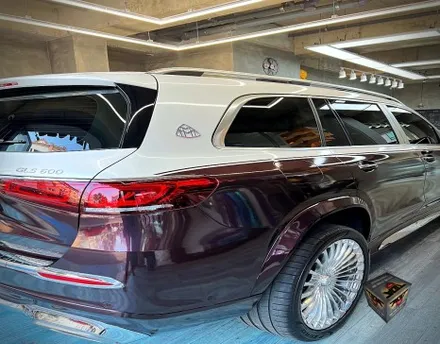 안산 랩핑샵 벤츠 gls600마이바흐 아지트클로버카 에서 전체랩핑.듀오톤.코치라인 시공 했어요! / 안산 상록구