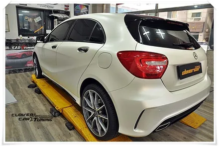 벤츠A200 #3m사틴펄화이트 #SatinpearlWhite #Wrapping #전체랩핑 [안산랩핑]작업 입니다. / 경기 화성 남양