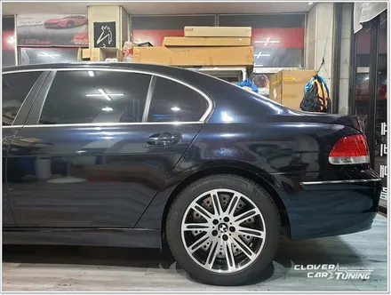 BMW 740li전체랩핑 3m1080 유광 미드나잇블루 전체랩핑 시공 [ 안산랩핑 ] 입니다. / 안산 상록구