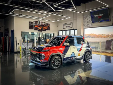 캐스퍼 실사랩핑 WRC 스타일 레이싱데칼 전체랩핑 시공 │ 캐스퍼N 디자인 광고랩핑 아지트클로버랩핑 [화성/남양] / 경기 화성 남양