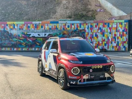 캐스퍼 실사랩핑 WRC 스타일 레이싱데칼 전체랩핑 시공 │ 캐스퍼N 디자인 광고랩핑 아지트클로버랩핑 [화성/남양] / 경기 화성 남양