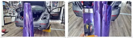 #benzE300 #W213 #Avery #퍼플크롬전체랩핑 #Wrapping #purpleChrome #실버크롬에 퍼플코팅지 합지한 에이버리 신상퍼플크롬 전체랩핑 [안산랩핑]작업 / 경기 화성 남양
