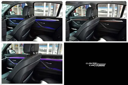 BMW5228i 엠비언트무드등 RGB컬러블루투스타입 소리반응led엠비언트무드등 작업입니다. / 안산 상록구