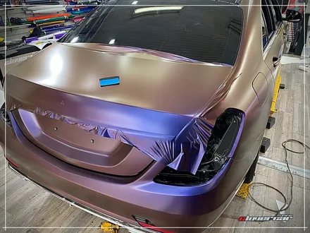 벤츠s350d전체랩핑 에이버리데니슨 카멜레온랩핑 사틴로어링썬더 전체래핑 [ 안산랩핑 ] 입니다 / 안산 상록구