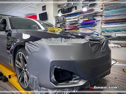 안산 랩핑 bmw m550i 아지트 클로버 에서 전체랩핑 시공 했어요! / 안산 상록구