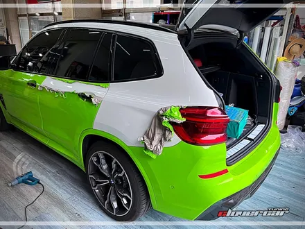 BMW X3M 안산랩핑 아지트 클로버카 에서 택랩 미드나잇퍼플 전체랩핑 시공 했어요! / 안산 상록구