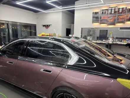 BMW i7 전체 PPF 시공 클리프디자인 + 크롬딜리트 작업기 │ 벨벳 오키드 에디션 화성 안산 수입차 PPF 랩핑 / 경기 화성 남양