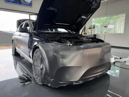 화성 자동차랩핑 벤츠 E53 AMG 3M 사틴다크그레이 전체랩핑 시공 후기 / 경기 화성 남양
