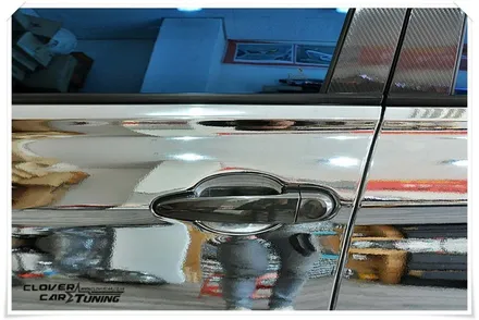 BMW F30 320D 에이버리 실버크롬 전체랩핑 silverchrome Wrapping [안산랩핑 안산크롬랩핑]작업입니다. / 경기 화성 남양