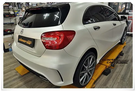 벤츠A200 #3m사틴펄화이트 #SatinpearlWhite #Wrapping #전체랩핑 [안산랩핑]작업 입니다. / 경기 화성 남양