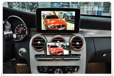 벤츠C43AMG 아이머큐리 CSS3 셋탑네비게이션 미러링 장착 작업 입니다. / 경기 화성 남양