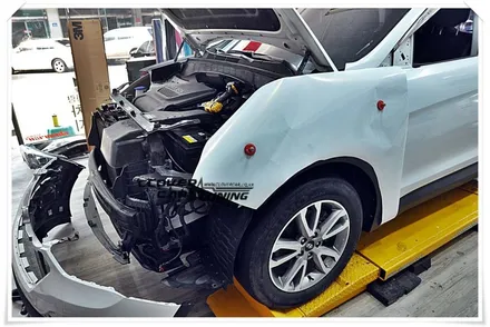 싼타페Dm #3m #GoldSparkle #wrapping #골드스파클랩핑 #전체래핑 작업 [안산랩핑]입니다.- / 경기 화성 남양