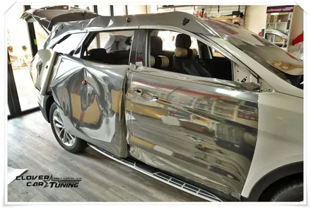 맥스크루즈 #AVERY #BlackChrome #wrapping 에이버리 블랙크롬 전체랩핑 [안산랩핑 안산크롬랩핑]작업 입니다. / 경기 화성 남양