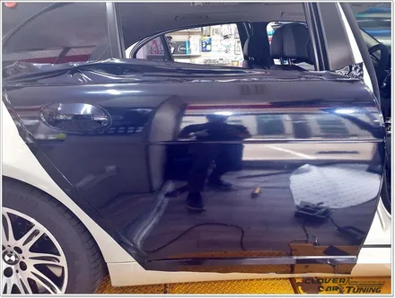 BMW 740li전체랩핑 3m1080 유광 미드나잇블루 전체랩핑 시공 [ 안산랩핑 ] 입니다. / 안산 상록구