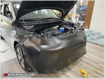 쏘울하이브리드전체랩핑 에이버리 사틴블랙전체래핑 [ 안산래핑 ] 입니다 / 안산 상록구