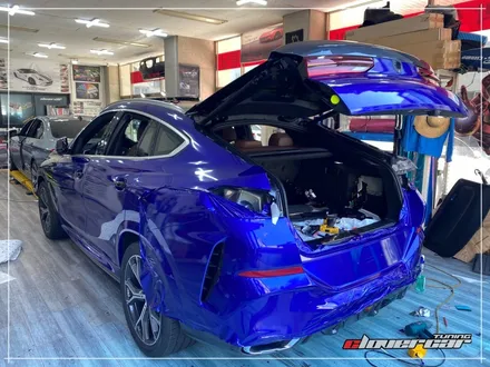 BMW X6전체랩핑 3M 유광 블루라즈베리전체래핑 시공 [ 안산랩핑 ] / 안산 상록구