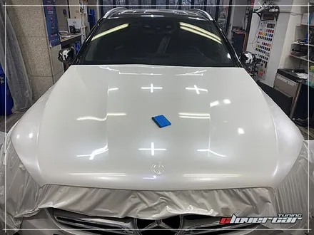 벤츠glc200d랩핑 기존 유광화이트 랩핑제거 후 에이버리 유광펄화이트 전체래핑 [ 안산랩핑 ] 입니다 / 안산 상록구