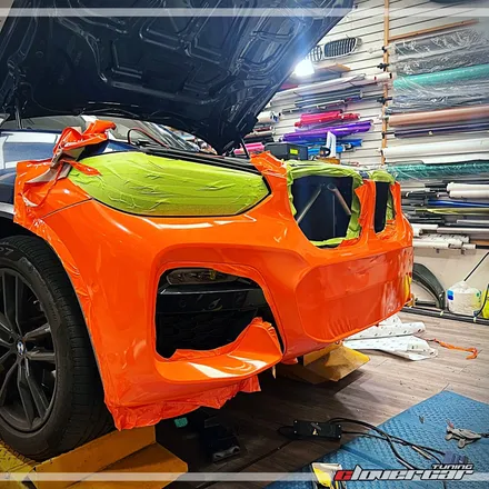 안산랩핑 아지트클로버카 에서 BMW X4 M40i, 3M 번트오렌지 랩핑 시공 후기 / 안산 상록구