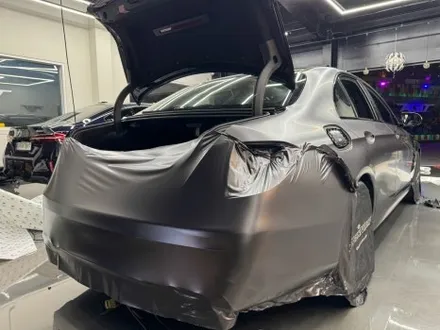 화성 자동차랩핑 벤츠 E53 AMG 3M 사틴다크그레이 전체랩핑 시공 후기 / 경기 화성 남양