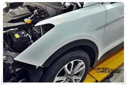 싼타페Dm #3m #GoldSparkle #wrapping #골드스파클랩핑 #전체래핑 작업 [안산랩핑]입니다.- / 경기 화성 남양