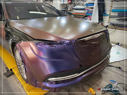 벤츠s350d전체랩핑 에이버리데니슨 카멜레온랩핑 사틴로어링썬더 전체래핑 [ 안산랩핑 ] 입니다 / 안산 상록구