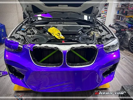 BMW X3M 안산랩핑 아지트 클로버카 에서 택랩 미드나잇퍼플 전체랩핑 시공 했어요! / 안산 상록구