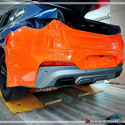 안산랩핑 아지트클로버카 에서 BMW X4 M40i, 3M 번트오렌지 랩핑 시공 후기 / 안산 상록구