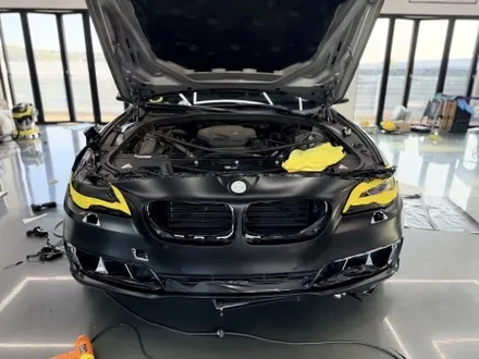 BMW f10 520d 랩핑 시공  사틴 블랙 완벽 변신 / 안산 화성 랩핑 전문 / 아지트클로버&카페아지트.7 / 경기 화성 남양