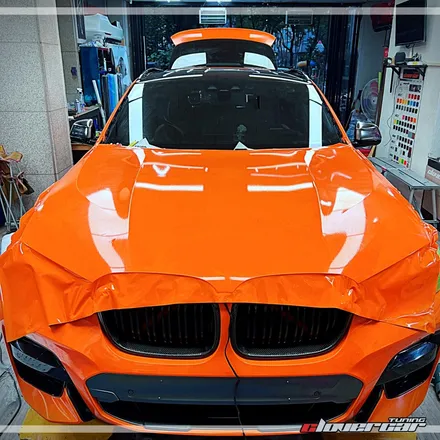 안산랩핑 아지트클로버카 에서 BMW X4 M40i, 3M 번트오렌지 랩핑 시공 후기 / 안산 상록구