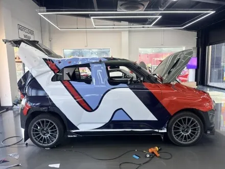 캐스퍼 실사랩핑 WRC 스타일 레이싱데칼 전체랩핑 시공 │ 캐스퍼N 디자인 광고랩핑 아지트클로버랩핑 [화성/남양] / 경기 화성 남양