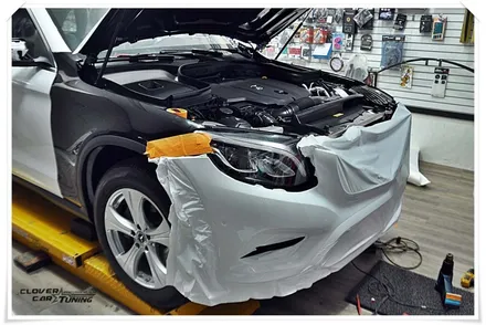 벤츠 GLC220D 에이버리슈프림 유광화이트 전체랩핑 [안산랩핑]작업 입니다. / 경기 화성 남양