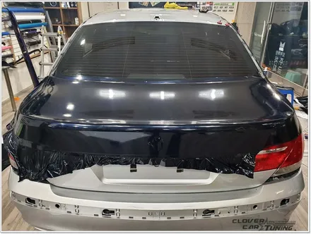 BMW 740li전체랩핑 3m1080 유광 미드나잇블루 전체랩핑 시공 [ 안산랩핑 ] 입니다. / 안산 상록구