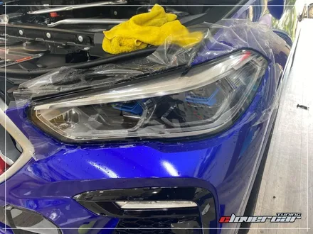 BMW X6전체랩핑 3M 유광 블루라즈베리전체래핑 시공 [ 안산랩핑 ] / 안산 상록구