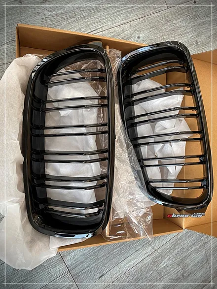 bmw330i전체랩핑 F30 에이버리 무광카키그린 전체랩핑 시공 및 키드니그릴교체 [ 안산래핑 ] / 안산 상록구