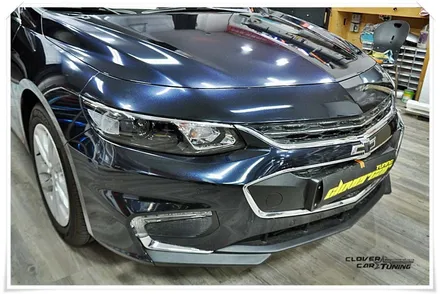 올뉴말리부 3m 미드나잇블루 전체랩핑 작업 에이버리슈프림 유광블랙루프스킨 [안산랩핑]시공 작업 입니다. / 경기 화성 남양