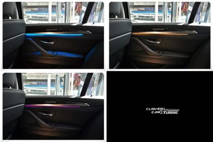 BMW5228i 엠비언트무드등 RGB컬러블루투스타입 소리반응led엠비언트무드등 작업입니다. / 안산 상록구