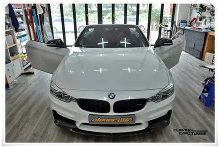bmw428i컨버터블 파인드라이브T11 1채널블랙박스 장착시공작업 입니다 / 안산 상록구