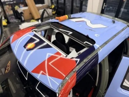 캐스퍼 실사랩핑 WRC 스타일 레이싱데칼 전체랩핑 시공 │ 캐스퍼N 디자인 광고랩핑 아지트클로버랩핑 [화성/남양] / 경기 화성 남양