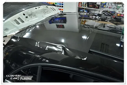 벤츠 A45AMG 에이버리 블랙메탈릭 전체랩핑 시공 [안산랩핑]작업 입니다. / 경기 화성 남양