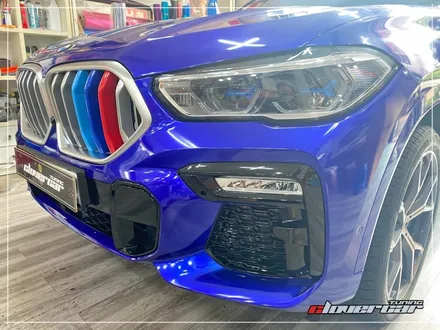 BMW X6전체랩핑 3M 유광 블루라즈베리전체래핑 시공 [ 안산랩핑 ] / 안산 상록구