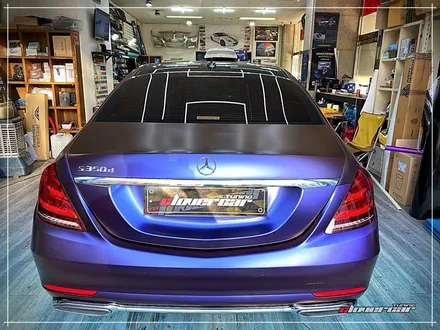 벤츠s350d전체랩핑 에이버리데니슨 카멜레온랩핑 사틴로어링썬더 전체래핑 [ 안산랩핑 ] 입니다 / 안산 상록구
