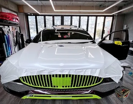 안산 랩핑샵 벤츠 gls600마이바흐 아지트클로버카 에서 전체랩핑.듀오톤.코치라인 시공 했어요! / 안산 상록구