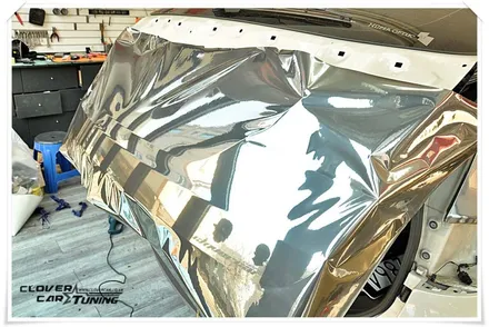 맥스크루즈 #AVERY #BlackChrome #wrapping 에이버리 블랙크롬 전체랩핑 [안산랩핑 안산크롬랩핑]작업 입니다. / 경기 화성 남양
