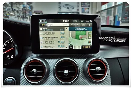 벤츠C43AMG 아이머큐리 CSS3 셋탑네비게이션 미러링 장착 작업 입니다. / 경기 화성 남양