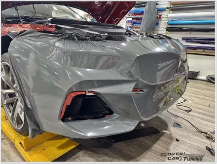 bmw신형z4전체랩핑 z4 m40i 에이버리 유광다크그레이전체랩핑 시공 [ 안산랩핑 ] 입니다. / 안산 상록구