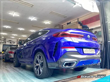 BMW X6전체랩핑 3M 유광 블루라즈베리전체래핑 시공 [ 안산랩핑 ] / 안산 상록구