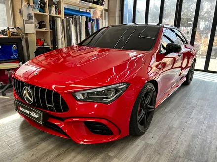 안산 랩핑 벤츠 cla45amg 아지트클로버카 에서 전체랩핑 시공 했어요! / 안산 상록구